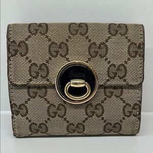 Gucci Brown Monogram Wallet